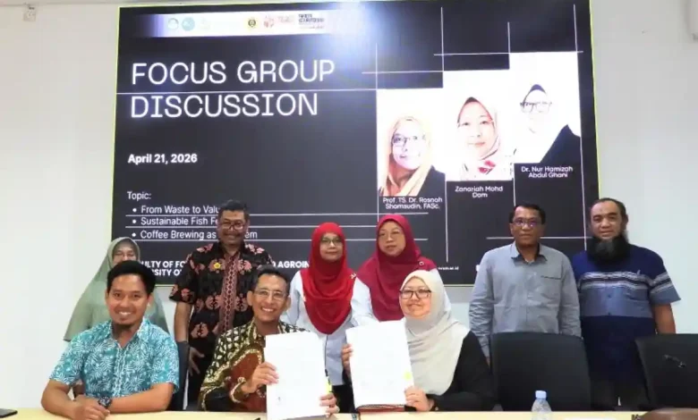Suasana kegiatan FGD Fatepa Unram bersama UPM Malaysia.