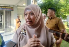 Wakil Bupati Lombok Barat, Ummi Nurul Adha atau UNA saat memberikan keterangan kepada media beberapa waktu yang lalu, Juni 2026.